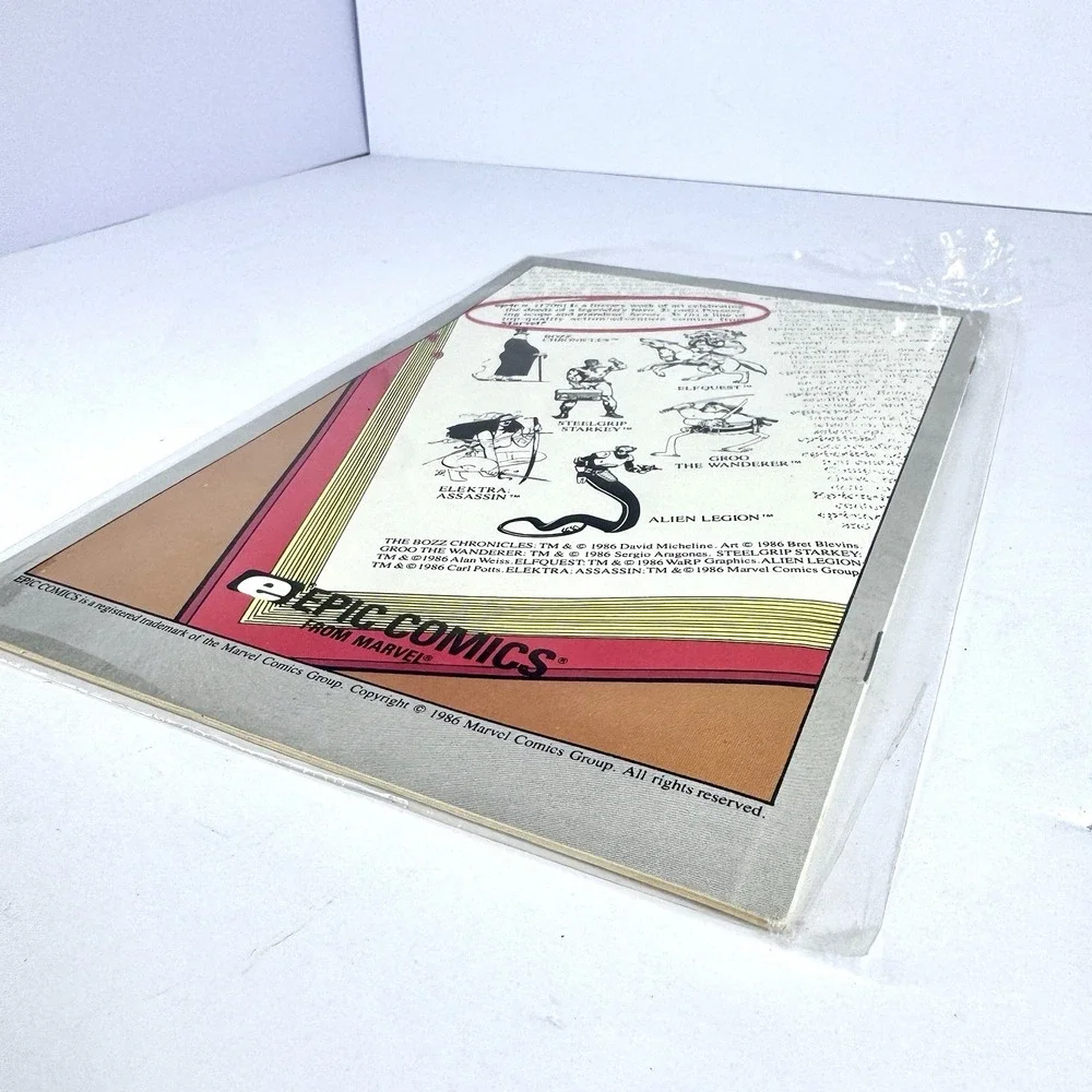 Marvel Elektra Assassin #1 Comic 1986‎ Epic Limited Series 1 of 8 READ